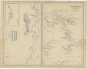 Antique Map of the Riouw & Lingga Archipel and the Banda Islands (c.1895)