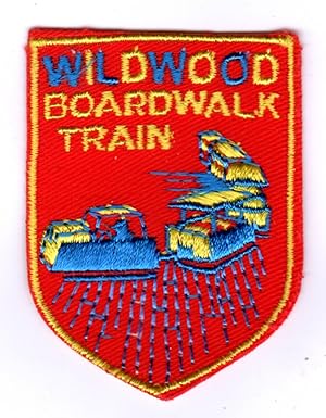 Wildwood (NJ) Boardwalk Train Embroidered Souvenir Patch (circa 1977). Ephemera