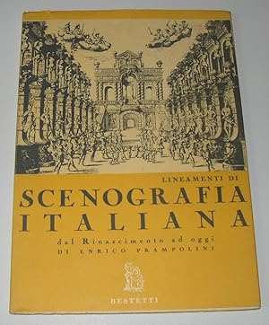 Imagen del vendedor de Lineamenti di Scenografia Italiana (dal Rinascimento ad Oggi) a la venta por David Bunnett Books