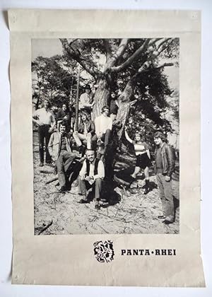 "Orchester der Sonderklasse Panta Rhei". Poster der Gruppe Panta Rhei aus dem Jahr 1972 mit Veron...