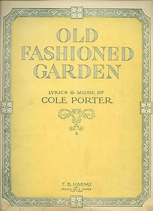 Imagen del vendedor de Old Fashioned Garden [Vintage Piano Sheet Music] a la venta por Little Stour Books PBFA Member