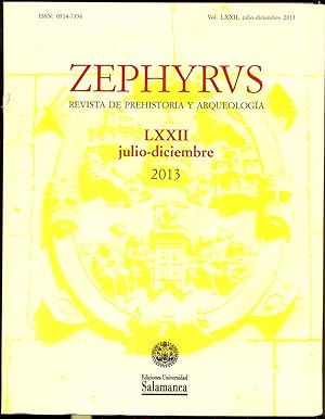 Imagen del vendedor de Zephyrus. Revista de prehistoria y arqueologa, Vol. LXXII, julio-diciembre 2013 a la venta por Antikvariat Valentinska