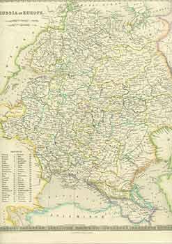 Image du vendeur pour Russia and Europe. (19th Century Map). mis en vente par Wittenborn Art Books