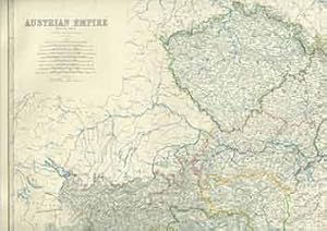 Austrian Empire. (19th Century Map).