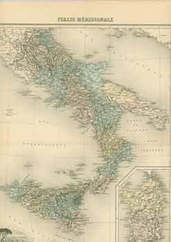 Italie Méridionale (19th Century map of Southern Italy).