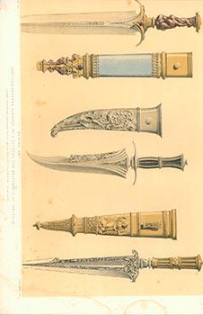 Daggers & Sheaths designed by A. Stevens for Westenholz of Sheffield from the Industrial arts of ...