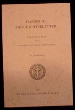 Bild des Verkufers fr Hansische Geschichtsbltter 90. Jahrgang zum Verkauf von ANTIQUARIAT Franke BRUDDENBOOKS