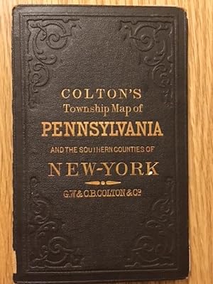 Colton's Township Map of Pennsylvania and the Southern Counties of New York