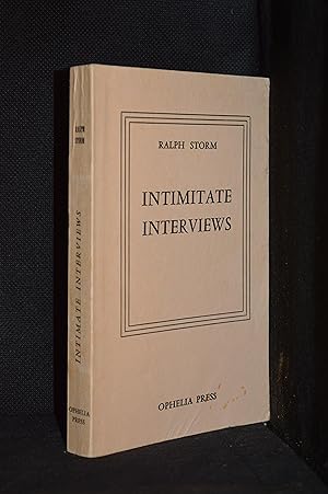 Seller image for Intimate Interviews for sale by Burton Lysecki Books, ABAC/ILAB