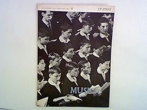 Imagen del vendedor de Musica - Zweimonatsschrift fr alle Gebiete des Musiklebens - 21. Jahrg., Heft 4, 1967 a la venta por ANTIQUARIAT FRDEBUCH Inh.Michael Simon