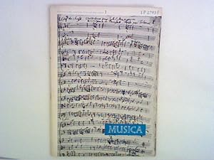 Bild des Verkufers fr Musica - Zweimonatsschrift fr alle Gebiete des Musiklebens - 21. Jahrg., Heft , 1967 zum Verkauf von ANTIQUARIAT FRDEBUCH Inh.Michael Simon