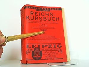 Reichs-Kursbuch. Kleine Ausgabe Nr. 1. und 1.-5. Abteilung KOMPLETT mit Nachträgen! 3. Juli 1944 ...