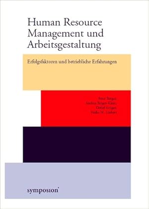 Imagen del vendedor de Human Resource Management und Arbeitsgestaltung a la venta por Antiquariat Bookfarm