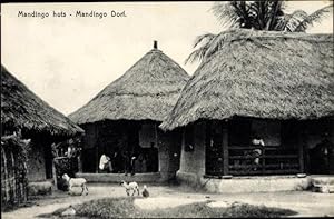 Image du vendeur pour Ansichtskarte / Postkarte Mali, Mandingo huts, Dorf, Htten mit Strohdchern mis en vente par akpool GmbH