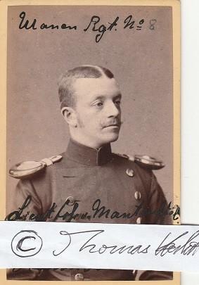 GERHARD HEINRICH VON MANTEUFFEL (1858-1943) dt. Generalmajor der Kavallerie, Militärgouverneur in...