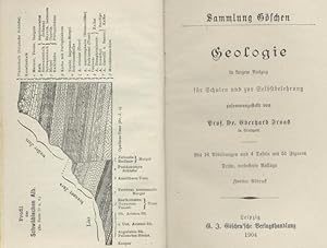 Bild des Verkufers fr Geologie in kurzem Auszug fr Schulen und zur Selbstbelehrung zusammengestellt. 3. verbesserte Auflage. 2. Abdruck. zum Verkauf von Antiquariat Kaner & Kaner GbR