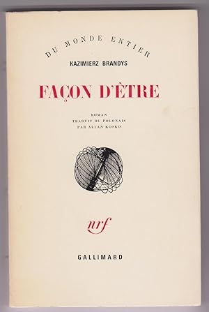 Façon d'être