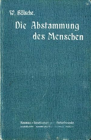 Seller image for Die Abstammung des Menschen. Jubiläums-Ausgabe m. zahlreichen Zeichnungen v. W. PLANCK. for sale by ANTIQUARIAT Franke BRUDDENBOOKS