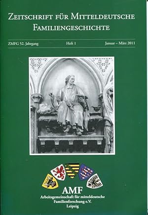 Seller image for Zeitschrift für Mitteldeutsche Familiengeschichte, Jg. 52, Heft 1/2011 for sale by ANTIQUARIAT Franke BRUDDENBOOKS