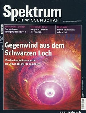 Seller image for Spektrum der Wissenschaft Heft 5/2007: Gegenwind aus dem schwarzen Loch for sale by ANTIQUARIAT Franke BRUDDENBOOKS