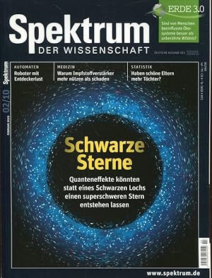 Seller image for Spektrum der Wissenschaft Heft 2/2010 - Schwarze Sterne for sale by ANTIQUARIAT Franke BRUDDENBOOKS