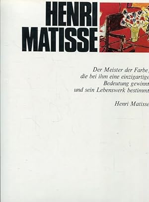 Bild des Verkufers fr Henri Matisse (Gestalter unserer Zeit) zum Verkauf von ANTIQUARIAT Franke BRUDDENBOOKS