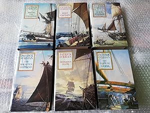 Seller image for Complete set of 20 Aubrey-Maturin novels 1996-1999: four First Editions: Master & Commander, Post Captain, HMS Surprise, The Mauritius Command, Desolation Island, The Fortune of War, The Surgeon's Mate, The Ionian Mission, Treason's Harbour, The Far Side of the World, The Reverse of the Medal, The Letter of Marque, The Thirteen-Gun Salute, The Nutmeg of Consolation, Clarissa Oakes, The Wine-Dark Sea, The Commodore, The Yellow Admiral, The Hundred Days, Blue at the Mizzen for sale by M&B Books