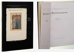 Image du vendeur pour Matenadaran. Tom 1: Armjanskaja rukopisnaja kniga VI - XIV vekov. mis en vente par Antiquariat Lehmann-Dronke