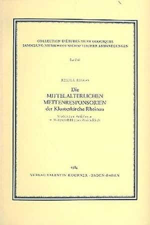 Bild des Verkufers fr Die mittelalterlichenMettenresponsorien der : Klosterkirche Rheinau zum Verkauf von AHA-BUCH GmbH