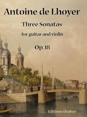 Seller image for 3 Sonaten op.18for violin and guitar : parts for sale by AHA-BUCH GmbH