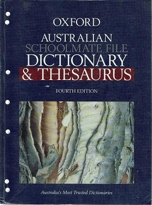 Seller image for Australian Schoolmate File Dictionary And Thesaurus for sale by Marlowes Books and Music