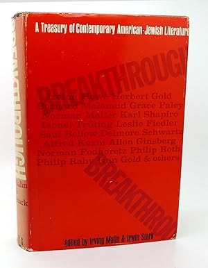 Imagen del vendedor de BREAKTHROUGH: A Treasury of Contemporary American-Jewish Literature a la venta por Rare Book Cellar