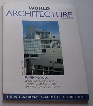 Imagen del vendedor de World Architecture - Issue No. 16 - Japanese Issue a la venta por David Bunnett Books