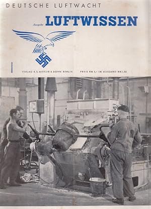 Bild des Verkufers fr Luftwissen. Nr. 12 / Band 9. Deutsche Luftwacht. Mit Mitteilungen der deutschen Akademie der Luftfahrtforschung . zum Verkauf von Fundus-Online GbR Borkert Schwarz Zerfa