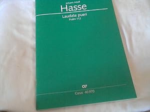 Immagine del venditore per Hasse: Laudate pueri. Psalm 112 Partitur venduto da Versandhandel Rosemarie Wassmann