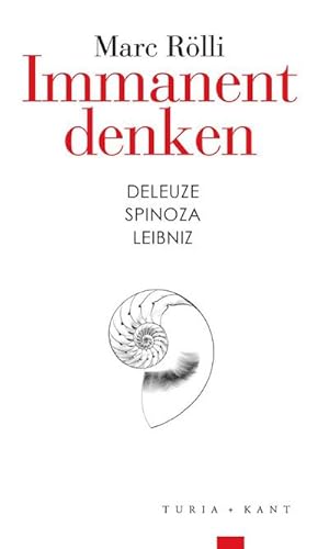 Immagine del venditore per Immanent denken : Deleuze - Spinoza - Leibniz venduto da AHA-BUCH GmbH