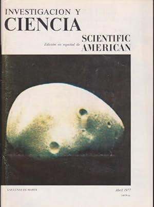 Seller image for INVESTIGACION Y CIENCIA. ABRIL 1977. N7. LAS LUNAS DE MARTE for sale by LIBRERIA TORMOS