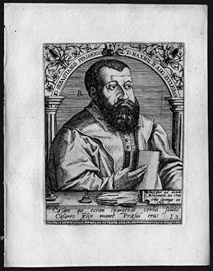 Bild des Verkufers fr Pfauser, Johann Sebastian (1520-1569), evang. Theologe, Hofprediger Kaiser Maximilians II. Portrait. zum Verkauf von Antiquariat Stefan Wulf
