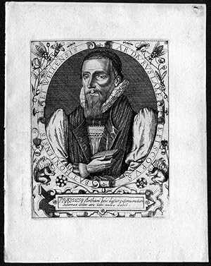 Seller image for Arthurus Lake Episcopus Bathonoensis et Wellensis, Arthur Lake Bishop of Bath and Wells (1569-1626). bersetzer der King-James-Bibel. Portrait. for sale by Antiquariat Stefan Wulf