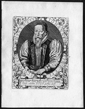 Seller image for Ioannes King Episcopus Londinensis, John King Bischof von London (?-1621). Portrait. for sale by Antiquariat Stefan Wulf