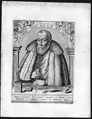Bild des Verkufers fr Adolph Occo (1524-1606). Arzt, Numismatiker. Portrait. zum Verkauf von Antiquariat Stefan Wulf