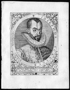 Seller image for Joseph Juste Scaliger (1540-1609). Altertumswissenschaftler. Portrait. for sale by Antiquariat Stefan Wulf