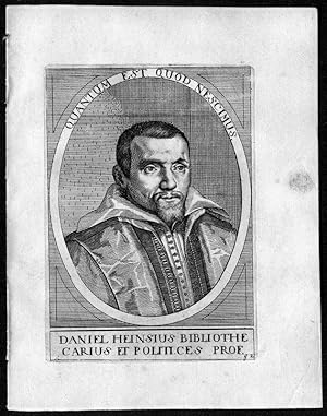 Bild des Verkufers fr Aelius Everhardus Vorstius (1565-1624). Arzt. Portrait. zum Verkauf von Antiquariat Stefan Wulf