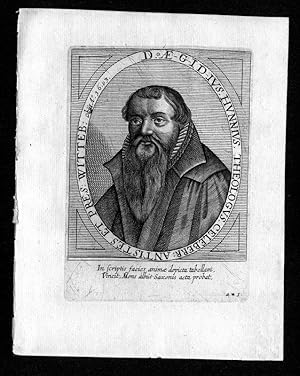 Bild des Verkufers fr Aegidius Hunnius (1550-1603). Theologe, Professor. Portrait. zum Verkauf von Antiquariat Stefan Wulf