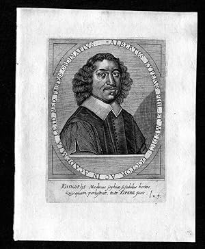 Bild des Verkufers fr Albert Kyper(um 1605-1655). Arzt, Philosoph. Portrait. zum Verkauf von Antiquariat Stefan Wulf