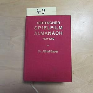 Bild des Verkufers fr Deutscher Spielfilm Almanach, 1929-1950 zum Verkauf von Bookstore-Online