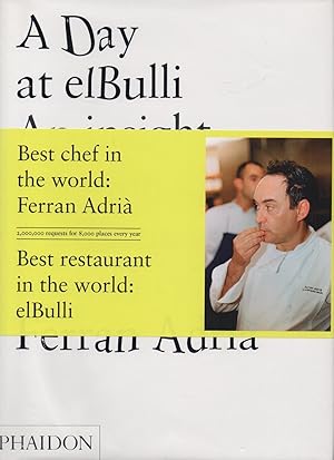 Seller image for A Day at el Bulli An Insight into the Ideas, Methods and Creativity of Ferran Adria for sale by lamdha books