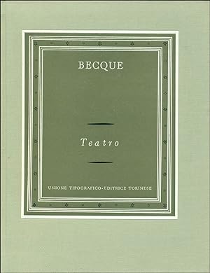 Seller image for Teatro (Michel Pauper - I corvi - La parigina) for sale by Studio Bibliografico Marini