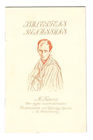 Imagen del vendedor de Balettens renssans. M. Fokine, den ryska balettreformatorn. Balettmstare vid kejserliga Operan i St. Petersburg. [=Omslagstitel]. a la venta por Centralantikvariatet