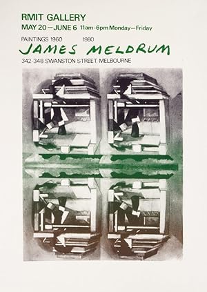 Bild des Verkufers fr [POSTER]. James Meldrum Paintings 1960 - 80. zum Verkauf von Douglas Stewart Fine Books